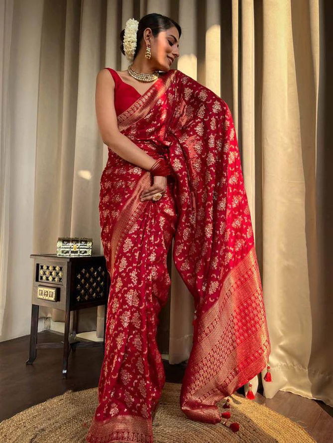 Kashmiri By AAB Soft Lichi Silk Designer Sarees Catalog